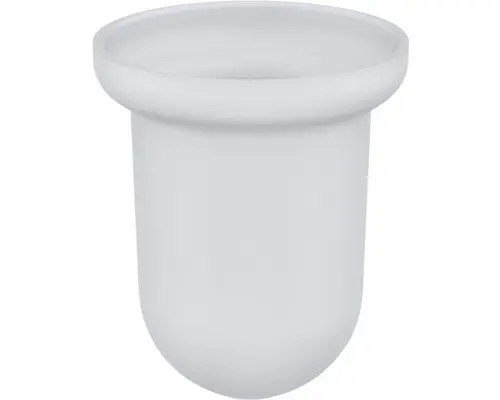 Ersatz WC-Bürstenglas Lenz Flame weiß matt