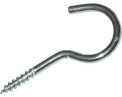 Schraubhaken gebogen, 3,5 x 50 mm, 100 Stück