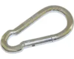 Hornbach Feuerwehr-Karabiner 10x100 mm galv.verzinkt 10 Stück
