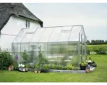 Hornbach Gewächshaus Halls Magnum 148 11,5 m² Hohlkammerplatten 6 mm 257x446 cm Aluminium