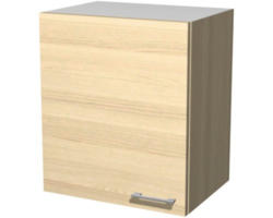 Hängeschrank Flex Well Focus Akazie-Dekor/Aubergine 50x55x32 cm mit Drehtür