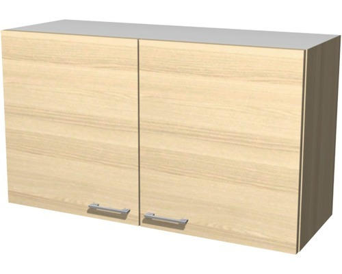 Hängeschrank Flex Well Focus Akazie-Dekor/Aubergine 100x55x32 cm mit Drehtür