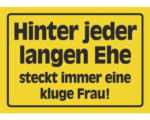 Hornbach Postkarte Hinter jeder langen Ehe steckt immer eine kluge Frau! 14,8x10,5 cm