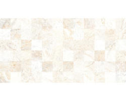 Feinsteinzeug Dekorfliese Quarzite Blanco 32,0x62,5 cm beige glänzend