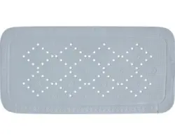 Wanneneinlage Spirella Alaska 91x36 cm hellgrau