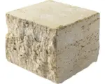 Hornbach Travertin Mauerstein Venezia Gold-Gelb 20 x 20 x 15 cm