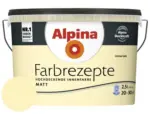Hornbach Alpina Wandfarbe Farbrezepte Lichtes Gelb 2,5 l