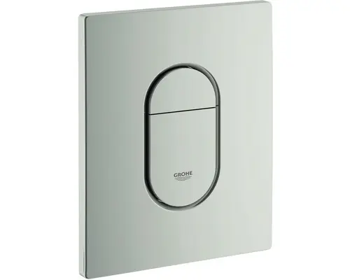 Betätigungsplatte Grohe Arena Cosmopolitan vertikal 2-Mengentechnik mattchrom
