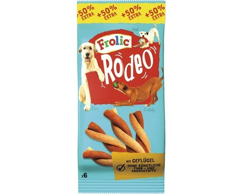 Hundesnack FROLIC Rodeo Geflügel 6 Stück