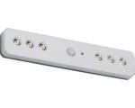 Hornbach LED Unterbauleuchte Lero silber 6x0,08 Watt 5 lm 6000 K mit Sensor L 210 mm