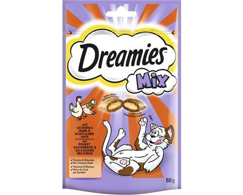 Katzensnack Dreamies Mix mit Huhn und Ente 60 g