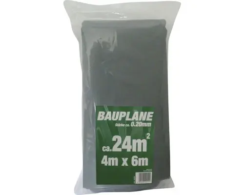 Baufolie 0,20mm 4 x 6 m