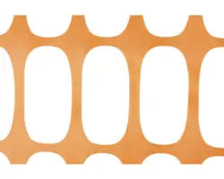 Netz (Absperrzaun) orange Ø 65 mm, 50 Meter