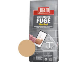 Lugato Fugenmörtel Sicherheitsfuge Flexibel caramel 1 Kg