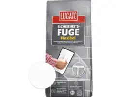 Lugato Fugenmörtel Sicherheitsfuge Flexibel weiss 1 Kg