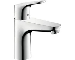 Waschtischarmatur hansgrohe Focus 100 mit Zugstangen-Ablaufgarnitur 31607000 chrom