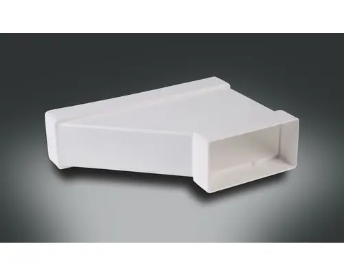 Rotheigner Flachkanaladapter weiss 220x54 mm auf 111x54 mm