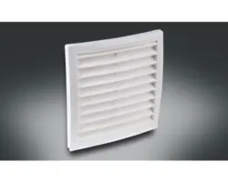 Rotheigner Aussengitter weiss für Rundanschluss NW 100 mm