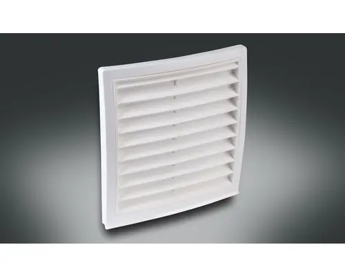 Rotheigner Aussengitter weiss für Rundanschluss NW 100 mm