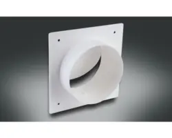 Maueranschlussstutzen Rotheigner rund/rund mit Rückstauklappe NW 100