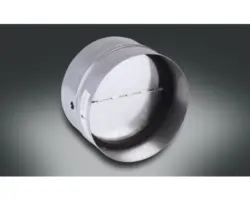 Rotheigner Rückluftsperrklappe verzinkt NW 100 mit Dichtungsgummi