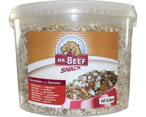 Hundesnack MR.BEEF Cerealien mit Gemüse 10 l