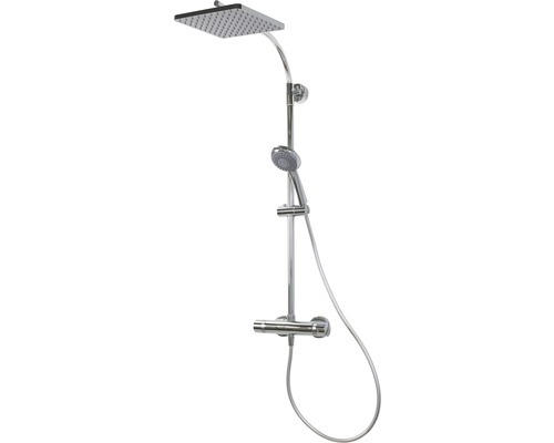 Duschsäule Breuer Aquamaxx 320 9253008000099 mit Thermostat eckig chrom