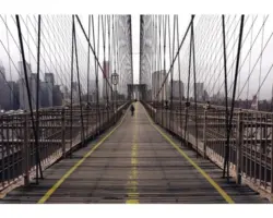 Fototapete Papier 97289 Brookly Bridge 8-tlg. 350 x 260 cm