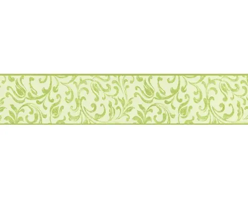Selbstklebende Papier-Bordüre A.S. Creation Ranke grün 5 m x 10 cm
