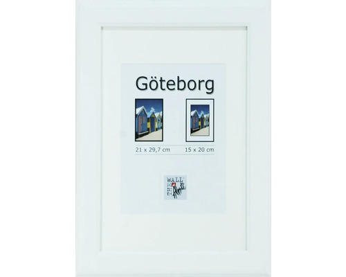 Bilderrahmen Holz Göteborg weiss 21x29,7 cm (DIN A4)