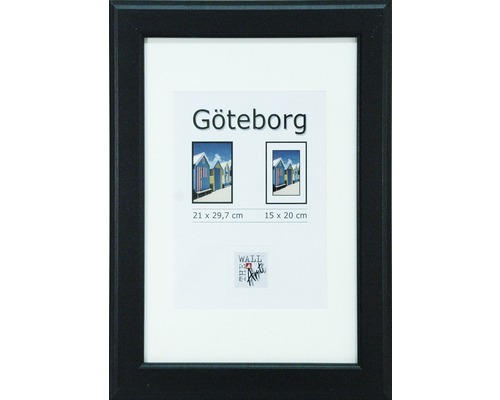 Bilderrahmen Holz Göteborg schwarz 21x29,7 cm (DIN A4)