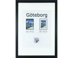 Bilderrahmen Holz Göteborg schwarz 50x70 cm