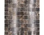 Hornbach Natursteinmosaik Marmor MOS 32/2909 30,5x30,5 cm braun