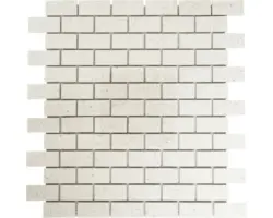 Kunstharzmosaik XCM ASMB1 32,5x30,0 cm weiß