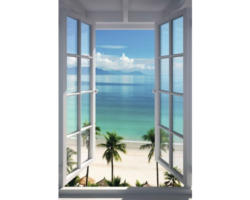 Poster Beach Window 61x91,5 cm