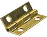 Hornbach Schmales Scharnier, vermessingt 20x12 mm, 20 Stück