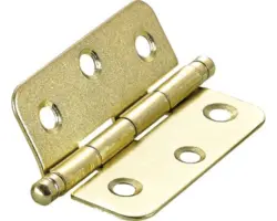 Zierscharnier, vermessingt 50x40 mm, 20 Stück