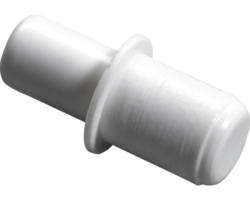 Steckbodenträger, Kunststoff weiß Ø 5/6 mm, 100 Stück