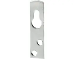 Schrankaufhänger mit Schlüssellochung, verzinkt 55x11 mm, 50 Stück