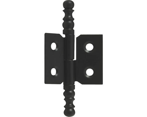 Möbelband mit Zierkopf links, schwarz 30x40, 10 Stück