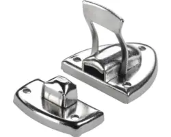 Schatullenverschluss, vernickelt 23x35 mm, 10 Stück