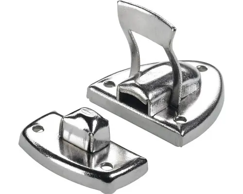 Schatullenverschluss, vernickelt 23x35 mm, 10 Stück