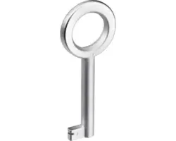 Buntbart-Schlüssel, vernickelt