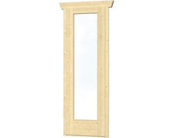 Einzelfenster für Gartenhaus 28 mm SKAN HOLZ 67x198 cm, natur