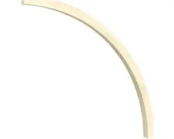 Rundbogen SKAN HOLZ 11,5 x 11,5 cm, natur