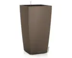 Hornbach Pflanzvase Lechuza Cubico Color Kunststoff LxB 30 x 30 cm H 56 cm muskat inkl. Erdbewässerungssystem