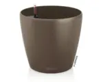 Hornbach Pflanztopf Lechuza Classico Color Kunststoff Ø 28 H 26 cm muskat inkl. Erdbewässerungssystem