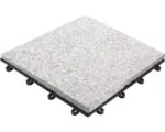 Hornbach Klickfliese Granit 30x30cm 4 Stk., weiß