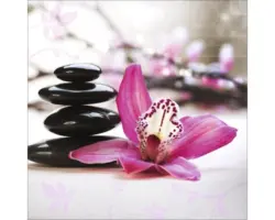 Glasbild Relaxation II 30x30 cm