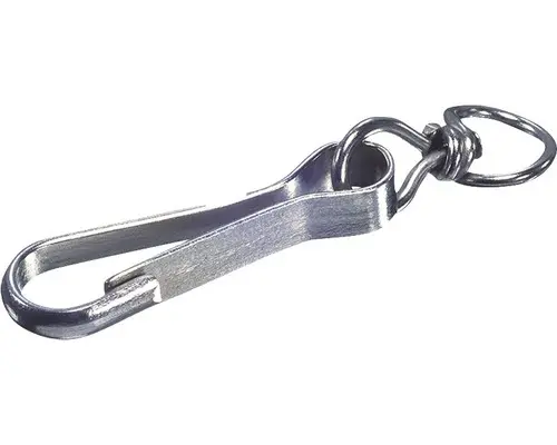 Karabiner 40 mm vernickelt, 50 Stück
